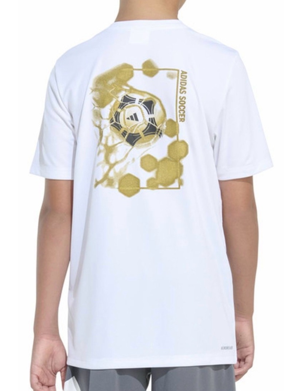 adidas Boys' Aeroready Soccer Heat Map Graphic T-Shirt | Size XL